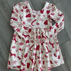 SOLD Hanna Andersson Christmas Skater dress 3t